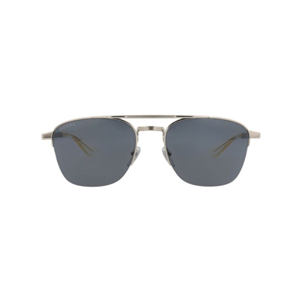 Gucci Aviator-Style Metal Sunglasses Silver Mens